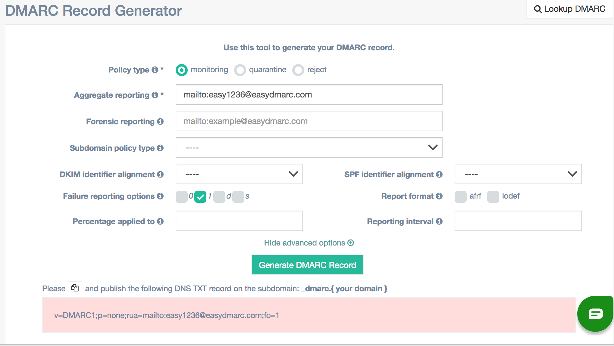 How To Add DMARC Record To Azure DNS EasyDMARC