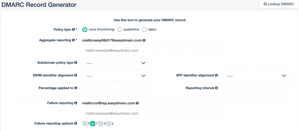 Как добавить dmarc в dns