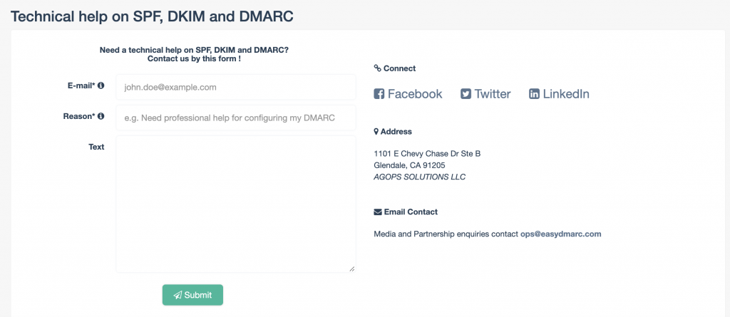 EasyDMARC-Support-technical-help-on-spf-dkim-dmarc