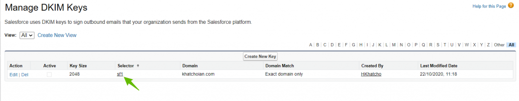 DKIM-Salesforce-Authentication-Security-manage-DKIM-keys