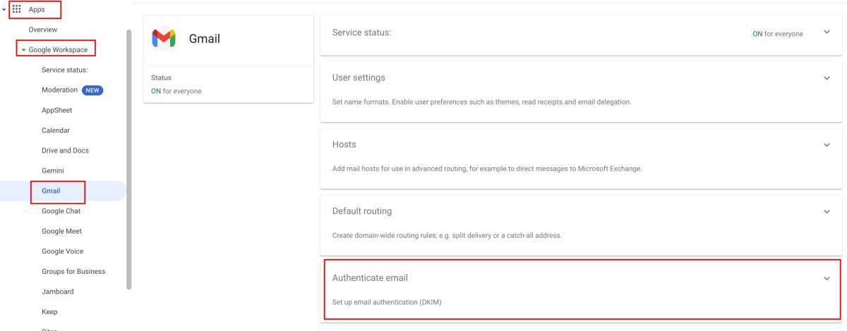 SetUp Guide to Google Workspace DKIM, DMARC, SPF in 2026 | EasyDMARC