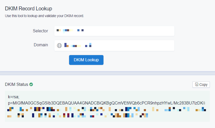 DKIM-Lookup-EasyDMARC