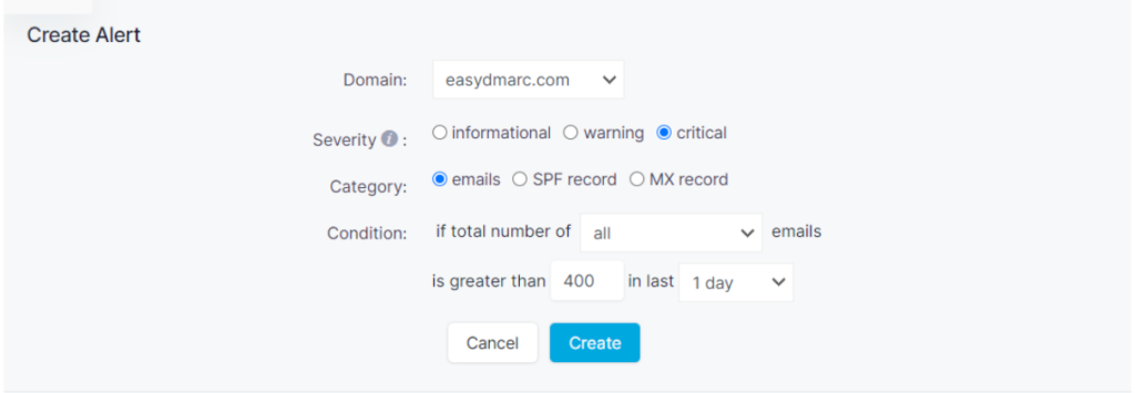 Why is it important to set alerts for DMARC deployement?, EasyDMARC