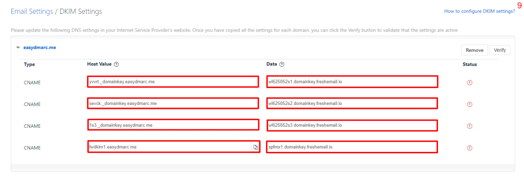 FreshDesk SPF and DKIM Setup: Step by Step | EasyDMARC