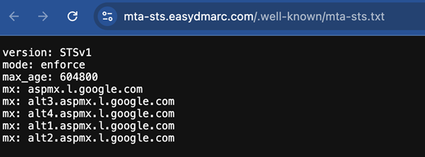 Components of MTA-STS File 