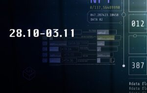 28.10-03.11. date on a dark background