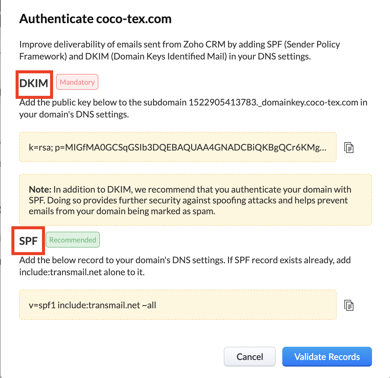 Zoho Crm Spf And Dkim Setup Step By Step Easydmarc Hot Sex Picture 9173