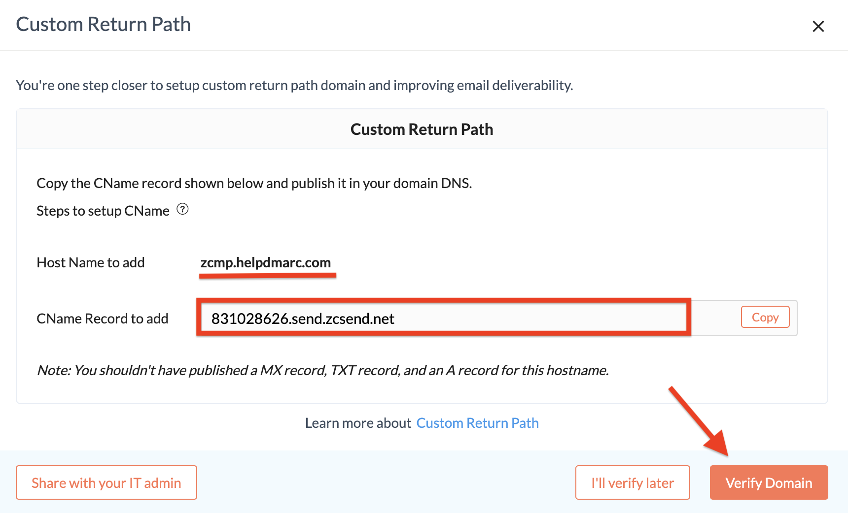 Zoho Campaigns SPF and DKIM Setup | EasyDMARC