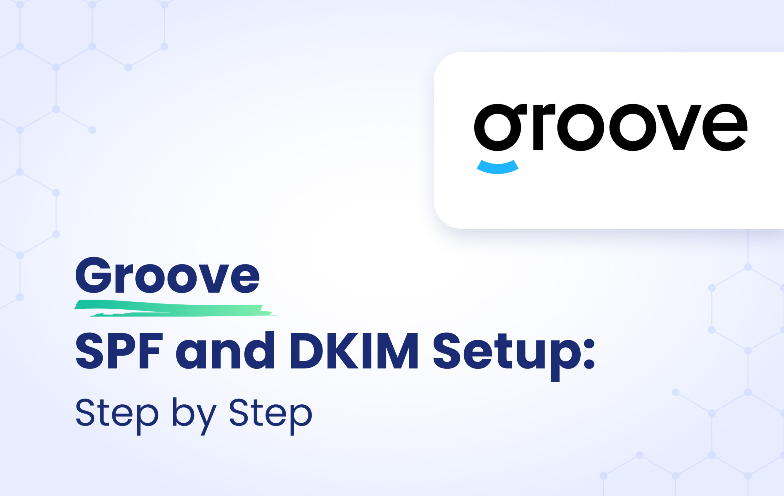 Groove SPF and DKIM configuration