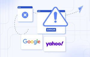 Google yahoo error