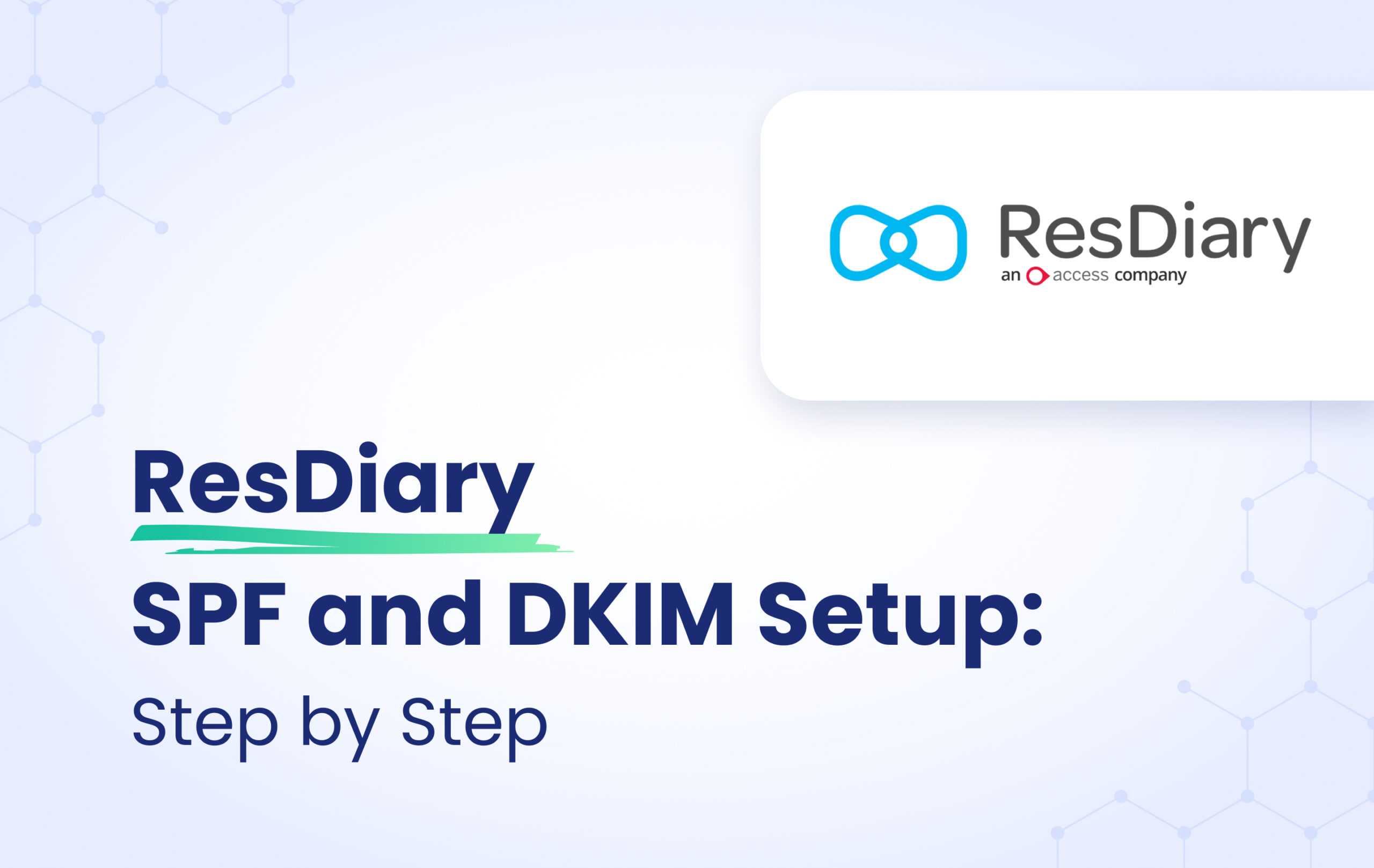 ResDiary SPF and DKIM