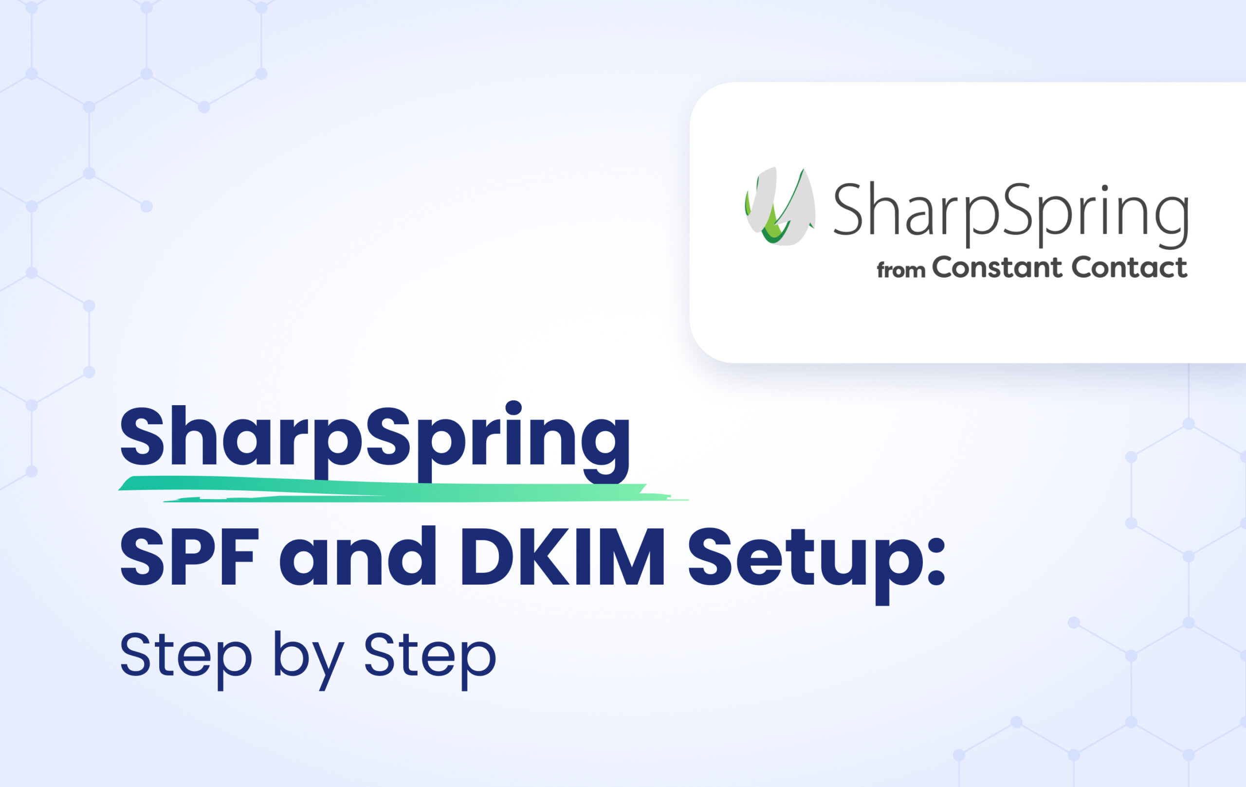 SharpSpring SPF DKIM