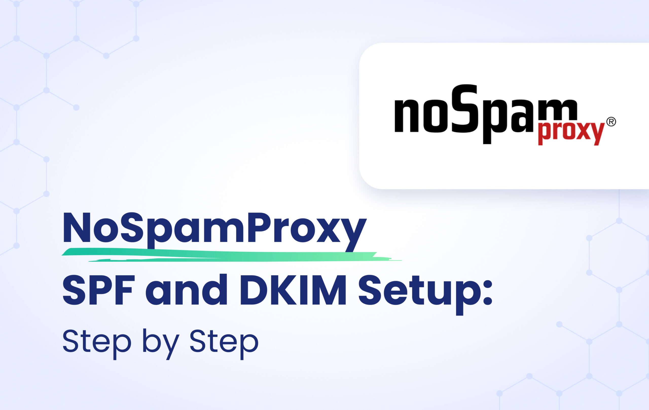 NoSpamProxy SPF and DKIM