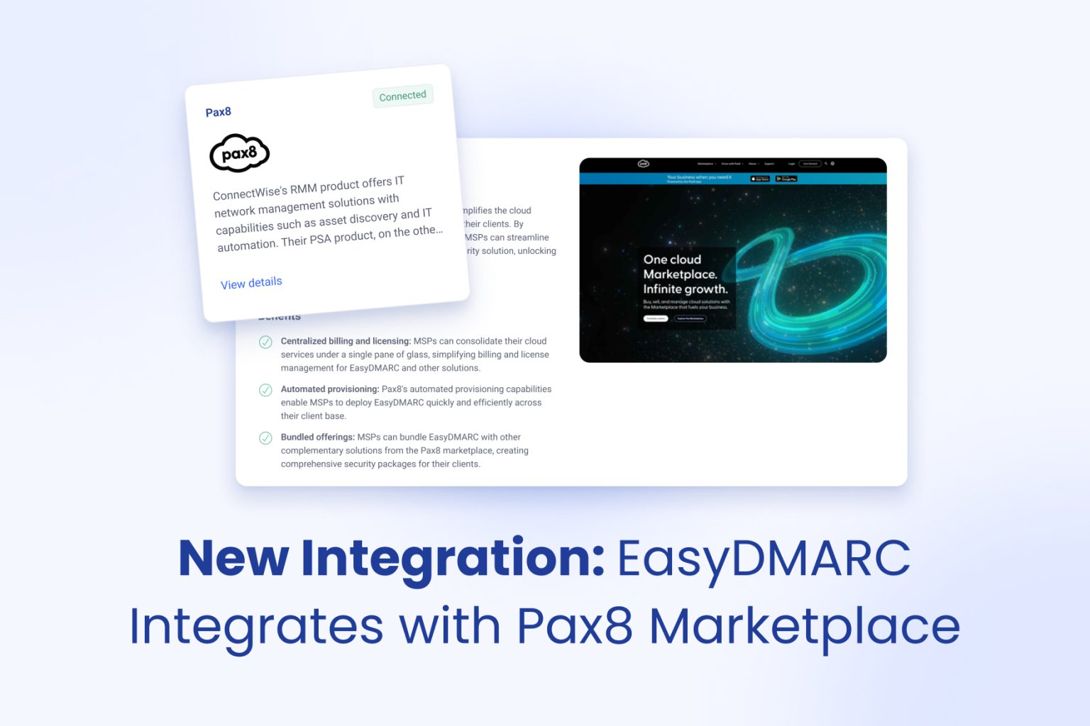 EasyDMARC Integrates with Pax8 Marketplace | EasyDMARC