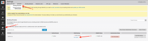 sending domains setting