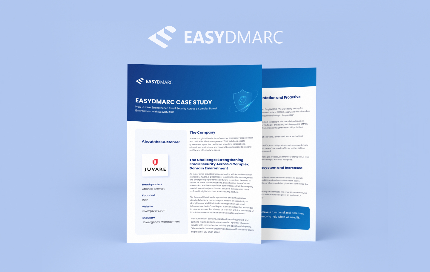 image for How Juvare Improved Email Security and Visibility with EasyDMARC