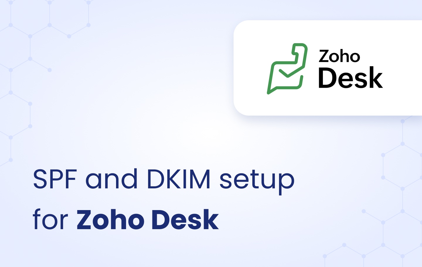 image for spf dkim zoho desk