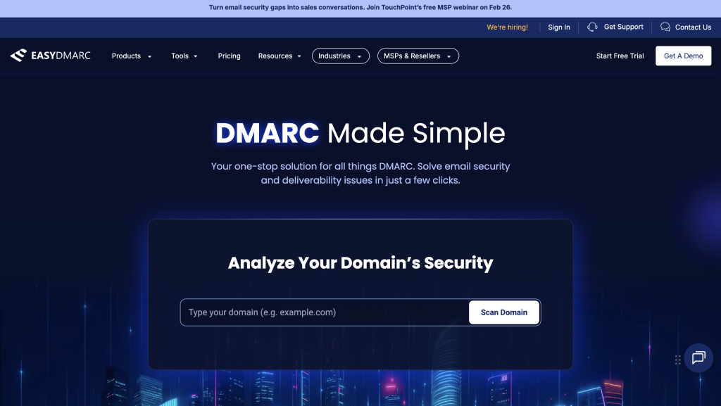 DKIM DNS management and delegation platform
