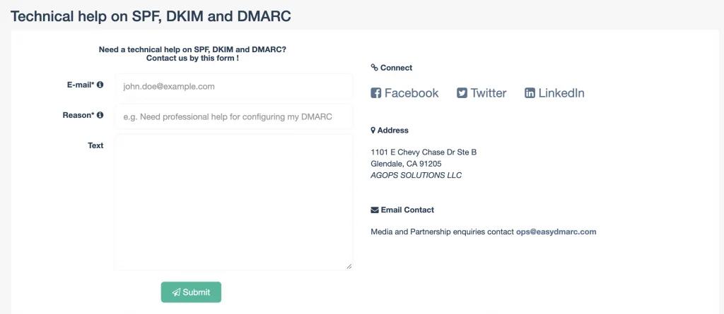 EasyDMARC-Support-technical-help-on-spf-dkim-dmarc