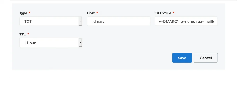 Filling-in-DMARC-record-in-DNS-records-in-GoDaddy