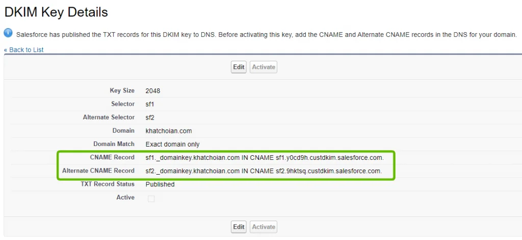 DKIM-Salesforce-Authentication-Security-DKIM-key-details