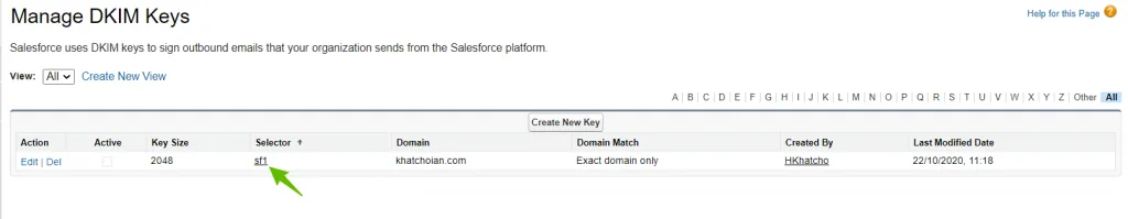 DKIM-Salesforce-Authentication-Security-manage-DKIM-keys