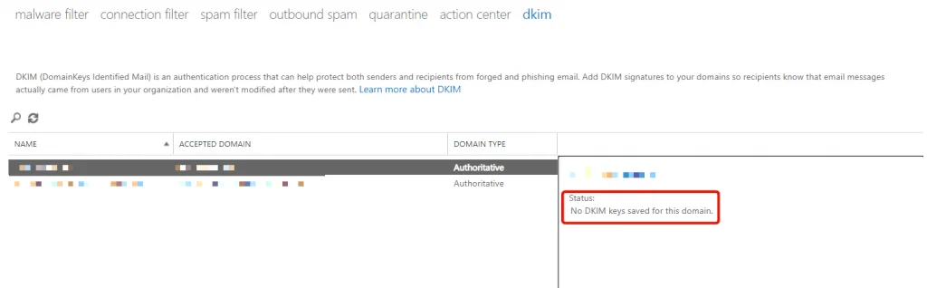 Microsoft365-DKIM-Issues-No-key-saved-for-this-domain