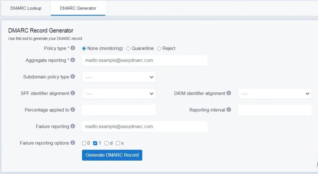 dmarc-record-generator