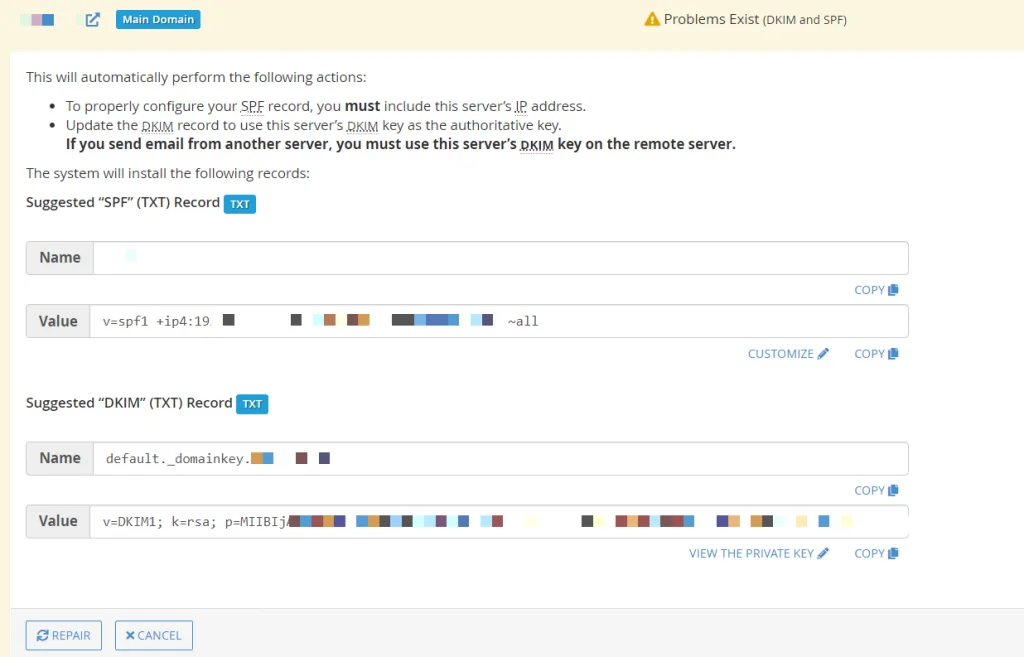 cPanel-SPF-DKIM-Implementation-Fixing-enable-SPF-and-DKIM-in-cPanel