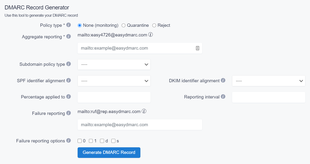 DMARC-Record-Generator-EasyDMARC