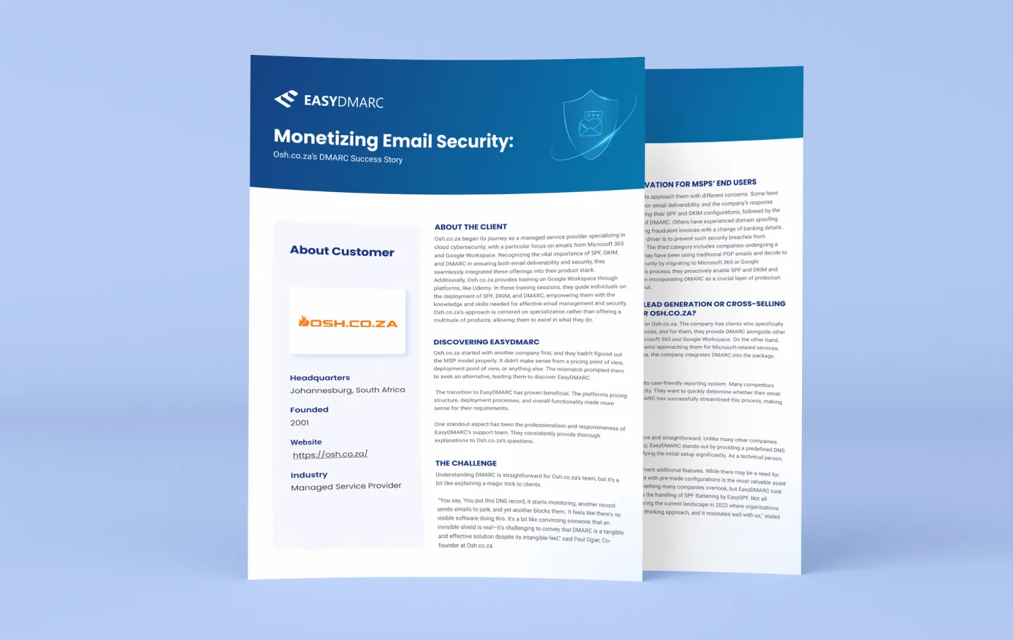Monetizing Email security