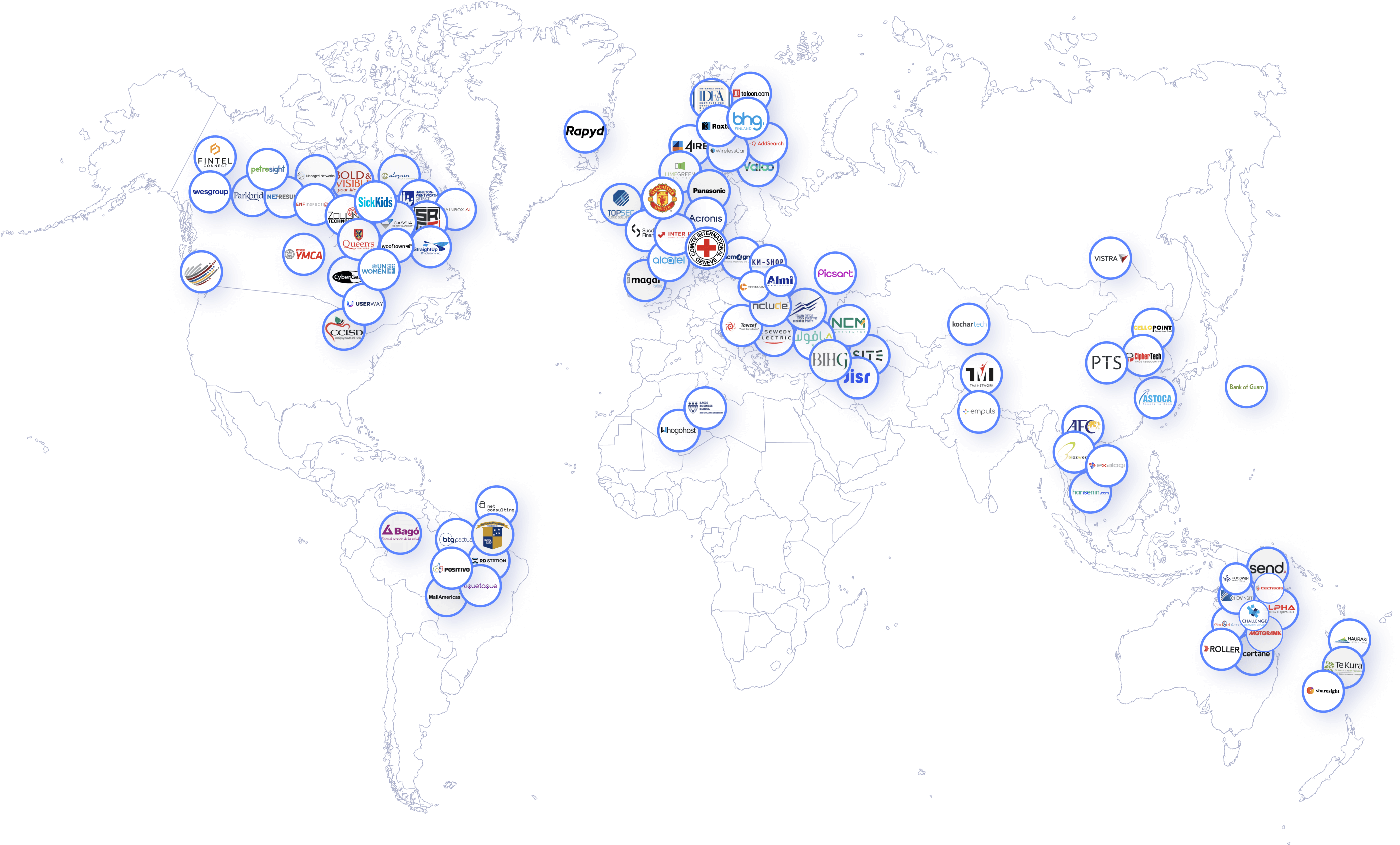 Domains map