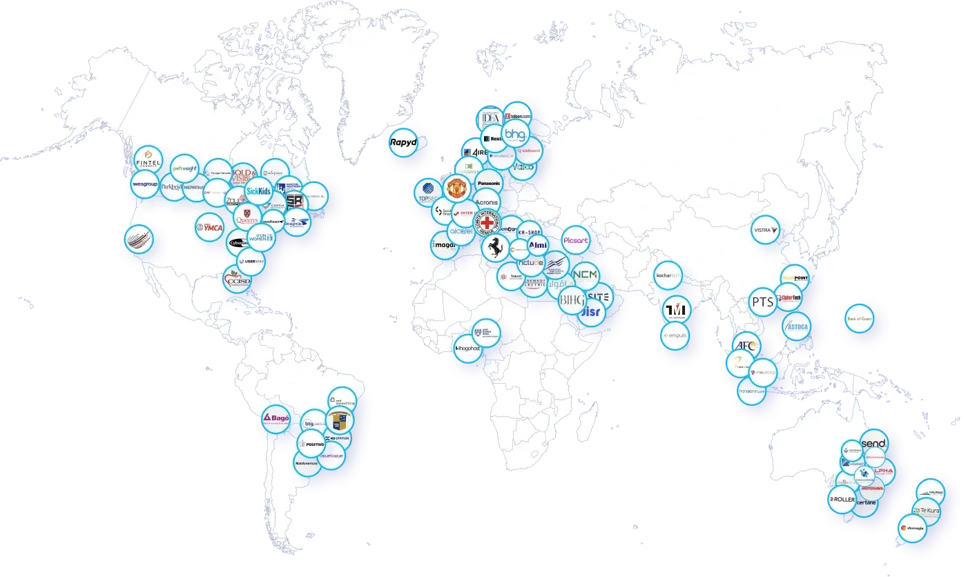 Domains map