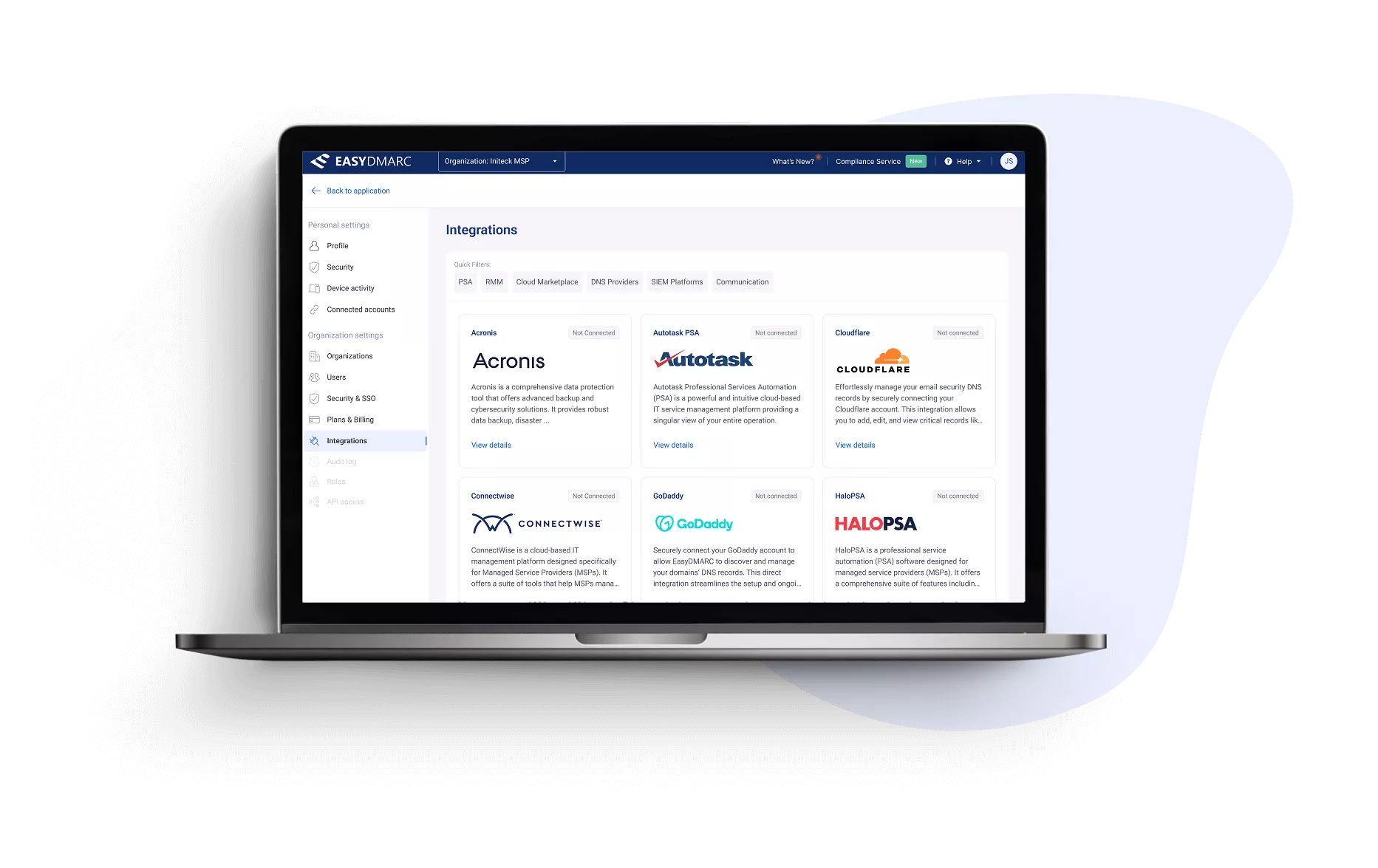 Comprehensive integrations