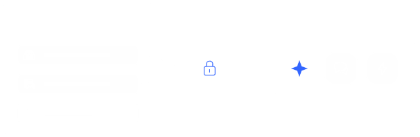 Illustration: EasyDMARC context passing through an MCP gate into an external AI environment