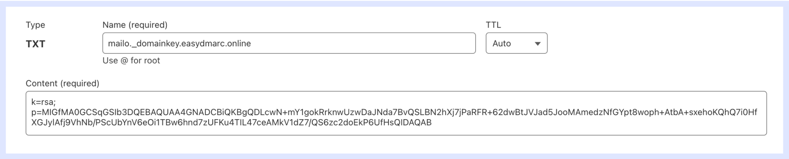 What is a DKIM Record